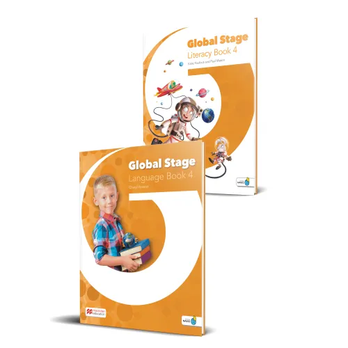 GLOBAL STAGE Level 4 Literacy Book and Language Book with Navio App Учебник