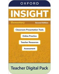 Insight 2ED Elementary Teacher Digital Pack (4 years' access code)