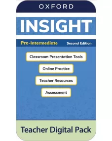 Insight 2ED Pre-Intermediate Teacher Digital Pack (4 years' access code)
