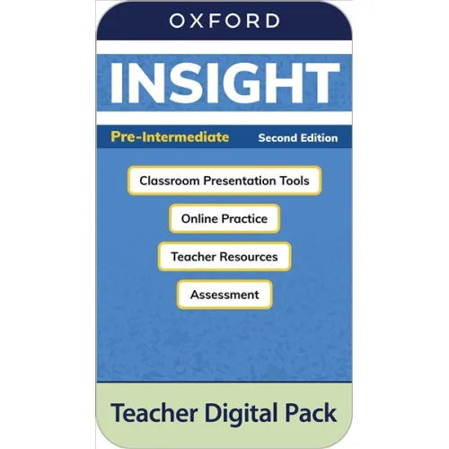 Insight 2ED Pre-Intermediate Teacher Digital Pack (4 years' access code)