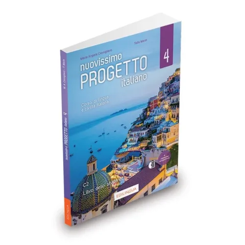 Nuovissimo Progetto Italiano 4 (C2) Libro dello studente +audio (QR code)
