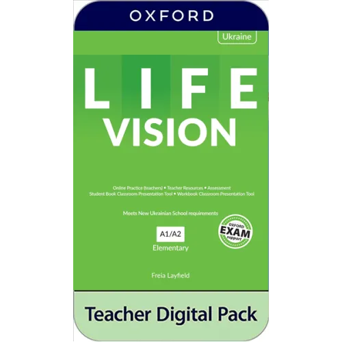 Life Vision A1/A2 Elementary Teacher Digital Pack (Ukraine) (4 years' access code)