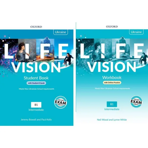 Life Vision B1 Intermediate Student Book with e-Book + Workbook with Online Practice (комплект)