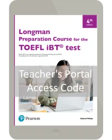 Longman Preparation Course (B1-C1) for the TOEFL iBT 4ED - Teacher's Online Access CODE