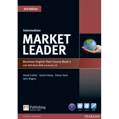 Market Leader 3ed Intermediate Flexi Student's Book 2 +DVD +CD Pack Учебник