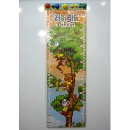 Height Chart Giraffe Плакат