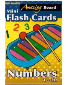 Amazing Board Mini Flash Cards Numbers 1-20