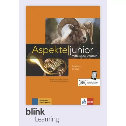 Aspekte junior B1 plus Kursbuch - Digitale Ausgabe für BlinkLearning