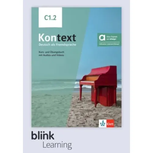 Kontext C1.2 - Digitale Ausgabe BlinkLearning Lizenzcode (Lernende, 14 Monate) Kurs- und Übungsbuch mit Audios/Videos, interaktiven Übungen, Tafelbildern