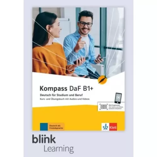 Kompass DaF B1+ - Digitale Ausgabe BlinkLearning Lizenzcode (Lernende, 14 Monate) Kurs- und Übungsbuch mit Audios/Videos und interaktiven Übungen