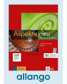 Aspekte neu B1 plus Lehrbuch mit Videos - Digitale Ausgabe allango Lizenzschlüssel (Unterrichtende/Lernende, 24 Monate)