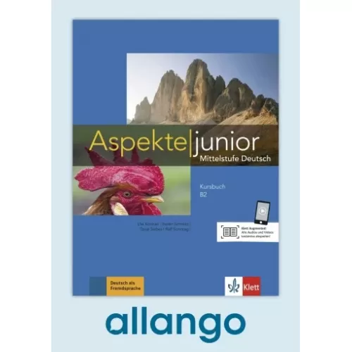 Aspekte junior B2 Kursbuch mit Audios - Digitale Ausgabe allango Lizenzschlüssel (Unterrichtende/Lernende, 24 Monate)