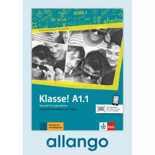 Klasse! A1.1 Kursbuch - Digitale Ausgabe allango Lizenzschlüssel (Unterrichtende/Lernende, 24 Monate)