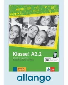 Klasse! A2.2 Kursbuch - Digitale Ausgabe allango Lizenzschlüssel (Unterrichtende/Lernende, 24 Monate)