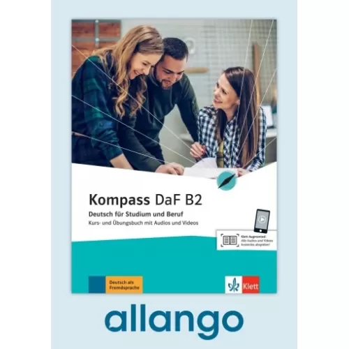Kompass DaF B2 Kurs- und Übungsbuch - Digitale Ausgabe allango Lizenzschlüssel (Unterrichtende/Lernende, 24 Monate)