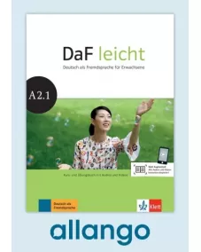 DaF leicht A2.1 Kurs- und Übungsbuch - Digitale Ausgabe allango Lizenzschlüssel (Unterrichtende/Lernende, 24 Monate)