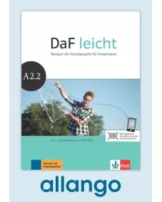 DaF leicht A2.2 Kurs- und Übungsbuch - Digitale Ausgabe allango Lizenzschlüssel (Unterrichtende/Lernende, 24 Monate)