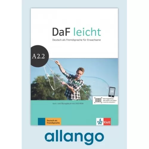 DaF leicht A2.2 Kurs- und Übungsbuch - Digitale Ausgabe allango Lizenzschlüssel (Unterrichtende/Lernende, 24 Monate)
