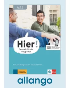 Hier! A2.1 Kurs- und Übungsbuch - Digitale Ausgabe allango Lizenzschlüssel (Unterrichtende/Lernende, 24 Monate)