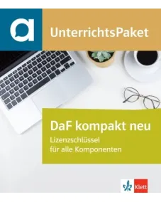 DaF kompakt neu - UnterrichtsPaket allango Lizenzschlüssel (Unterrichtende, 60 Monate) Alle digitalen Komponenten der Reihe in allango