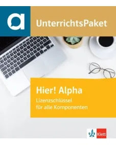 Hier! Alpha - UnterrichtsPaket allango Lizenzschlüssel (Unterrichtende, 60 Monate) Alle digitalen Komponenten der Reihe in allango