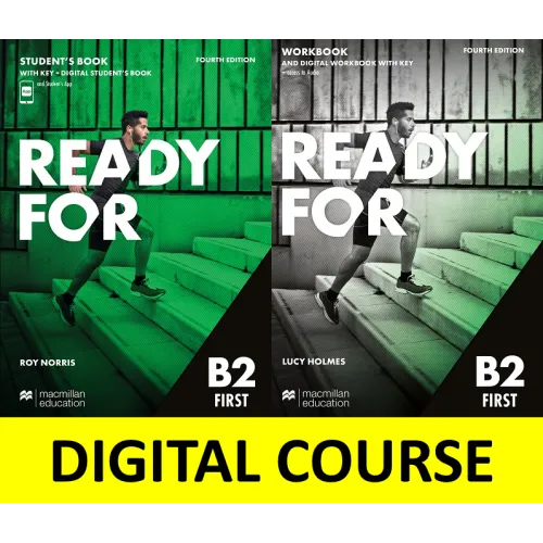 READY FOR B2 FIRST 4ED Digital Student's Book and Digital Workbook with Student's App CODE ONLY Підручник та робочий зошит-код доступу