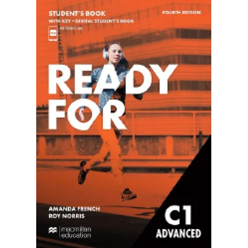 READY FOR C1 ADVANCED 4ED Student's Book with key, Digital Student's Book and Student's App Підручник