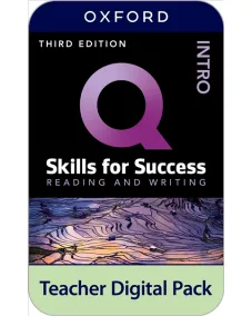 Q: Skills for Success 3ED Intro Level Reading and Writing Teacher Digital Pack (4 years' access code)