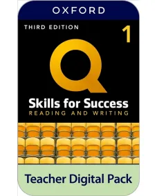 Q: Skills for Success 3ED Level 1 Reading and Writing Teacher Digital Pack (4 years' access code)