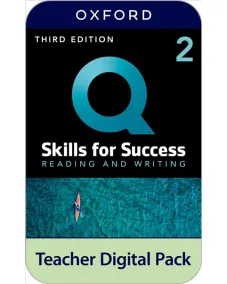 Q: Skills for Success 3ED Level 2 Reading and Writing Teacher Digital Pack (4 years' access code)