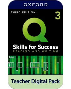 Q: Skills for Success 3ED Level 3 Reading and Writing Teacher Digital Pack (4 years' access code)