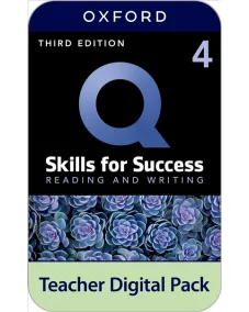 Q: Skills for Success 3ED Level 4 Reading and Writing Teacher Digital Pack (4 years' access code)