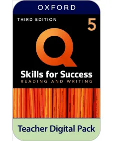 Q: Skills for Success 3ED Level 5 Reading and Writing Teacher Digital Pack (4 years' access code)