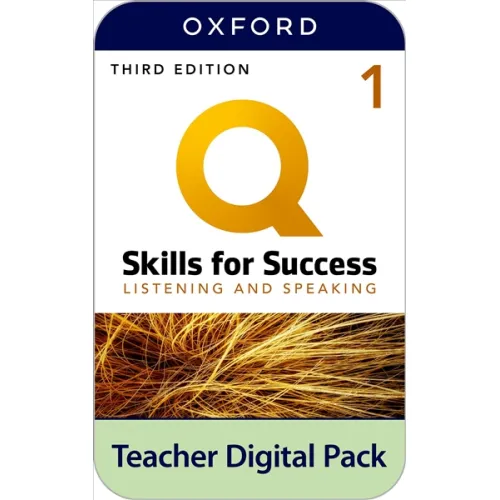 Q: Skills for Success 3ED Level 1 Listening and Speaking Teacher Digital Pack (4 years' access code)