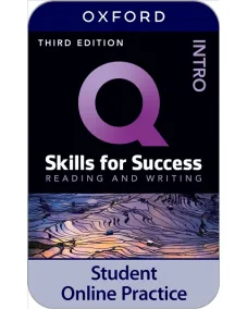 Q: Skills for Success 3ED Intro Level Reading and Writing iQ Online Practice (2 years' access code)