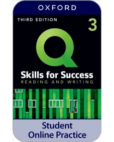 Q: Skills for Success 3ED Level 3 Reading and Writing iQ Online Practice (2 years' access code)