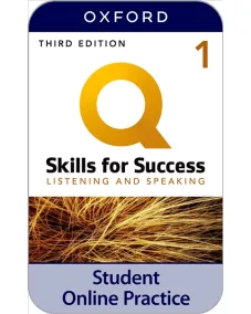 Q: Skills for Success 3ED Level 1 Listening and Speaking iQ Online Practice (2 years' access code)