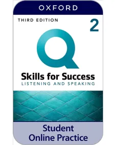 Q: Skills for Success 3ED Level 2 Listening and Speaking iQ Online Practice (2 years' access code)