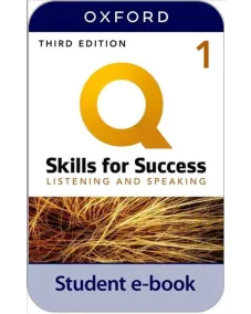 Q: Skills for Success 3ED Level 1 Listening and Speaking Student e-book (2 years' access code)