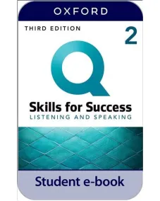 Q: Skills for Success 3ED Level 2 Listening and Speaking Student e-book (2 years' access code)