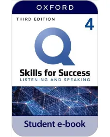 Q: Skills for Success 3ED Level 4 Listening and Speaking Student e-book (2 years' access code)
