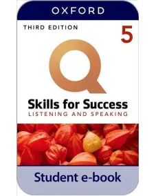 Q: Skills for Success 3ED Level 5 Listening and Speaking Student e-book (2 years' access code)