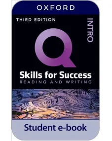 Q: Skills for Success 3ED Intro Level Reading and Writing Student e-book (2 years' access code)