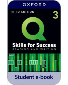 Q: Skills for Success 3ED Level 3 Reading and Writing Student e-book (2 years' access code)
