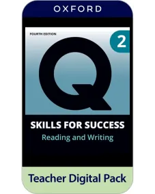 Q: Skills for Success 4ED Level 2 Reading and Writing Teacher Digital Pack (4 years' access code)