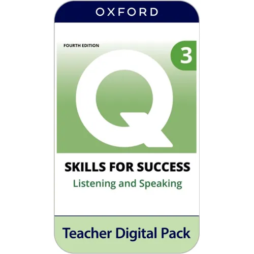 Q: Skills for Success 4ED Level 3 Listening and Speaking Teacher Digital Pack (4 years' access code)