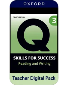 Q: Skills for Success 4ED Level 3 Reading and Writing Teacher Digital Pack (4 years' access code)