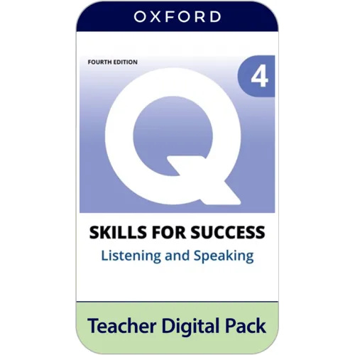 Q: Skills for Success 4ED Level 4 Listening and Speaking Teacher Digital Pack (4 years' access code)