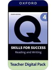 Q: Skills for Success 4ED Level 4 Reading and Writing Teacher Digital Pack (4 years' access code)