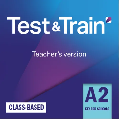 Test & Train A2 Key for Schools Class-based Teacher's version Книга для подготовке к экзаменам-код доступа для учителя